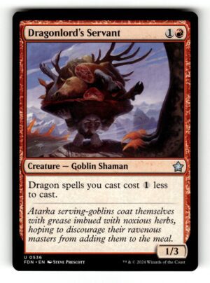 Dragonlord's Servant [FDN - 536]-NM