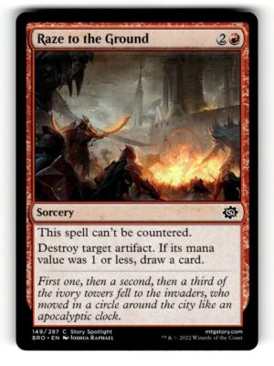 Raze to the Ground [BRO - 149]-NM