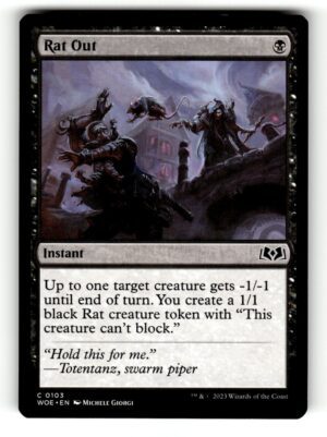 Rat Out [WOE - 103]-NM