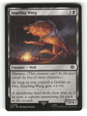 Snarling Warg [LTR - 109]-NM