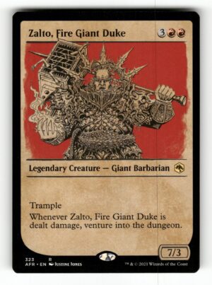 Zalto, Fire Giant Duke (Showcase) [AFR - 323]-NM