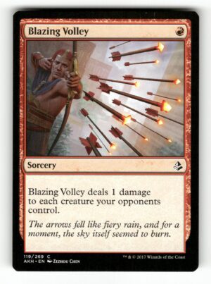 Blazing Volley [AKH - 119]-NM