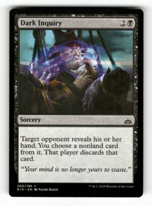 Dark Inquiry [RIX - 65]-NM