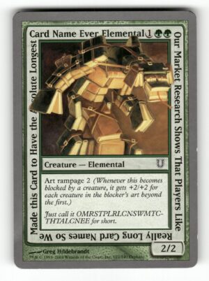 Our Market Research Shows That Players Like Really Long Card Names.... [UNH - 107]-LP