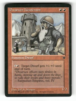 Dwarven Lieutenant [FEM - 52]-DM