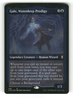 Gale, Waterdeep Prodigy (Foil Etched) [CLB - 485]-LP